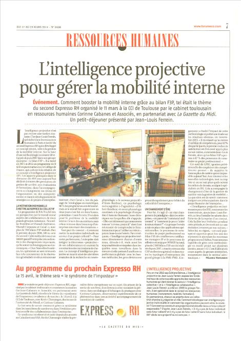article Gazette du midi mobilité carriere F3P